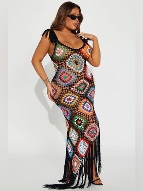 Crochet Maxi Dress